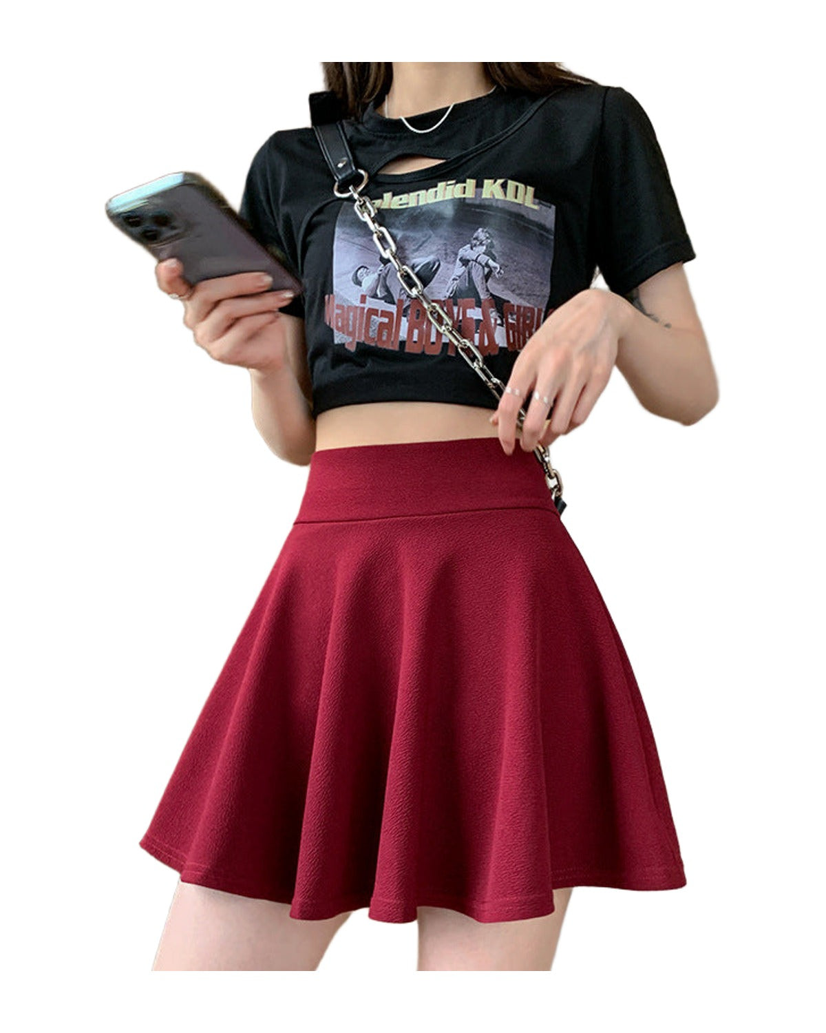 Puffy Skirt High Waist Pleated photo 2