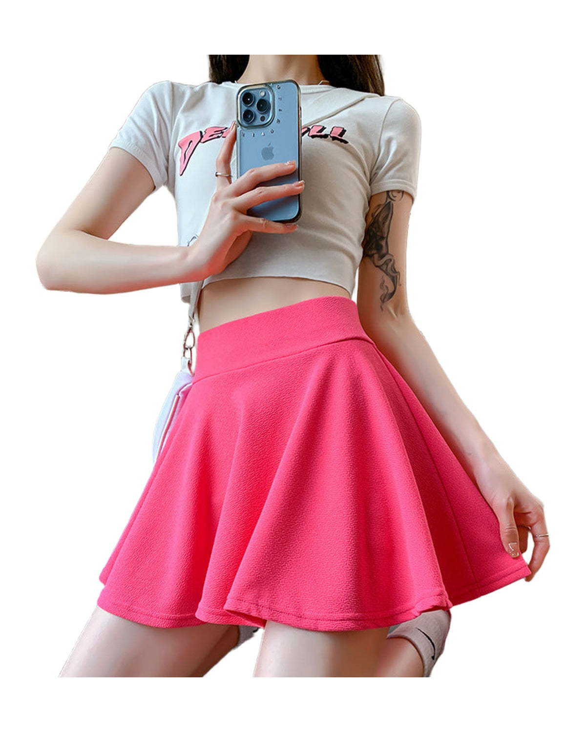 Puffy Skirt High Waist Pleated photo 3