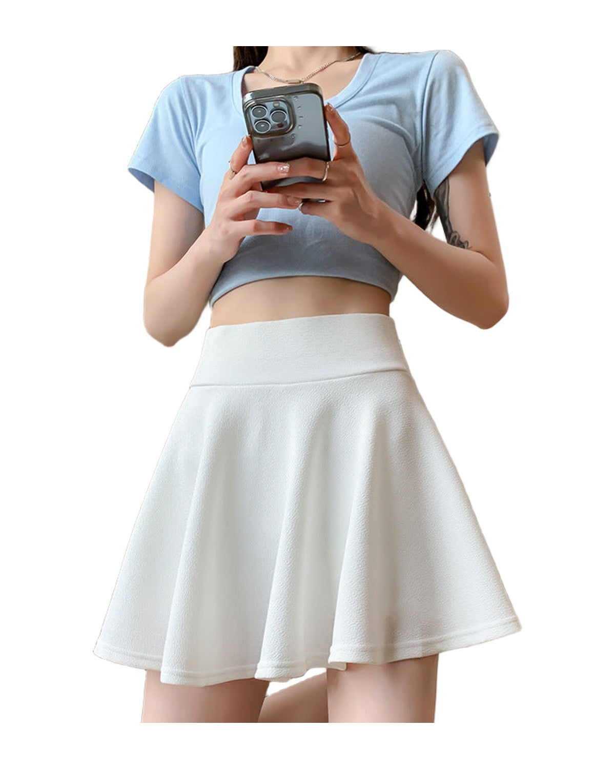 Puffy Skirt High Waist Pleated photo 7