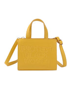 Casual Embossed Candy-colored Shoulder Messenger Bag photo 3