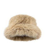 Faux Fur Straw Hat Winter photo 4