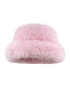 Faux Fur Straw Hat Winter photo 5