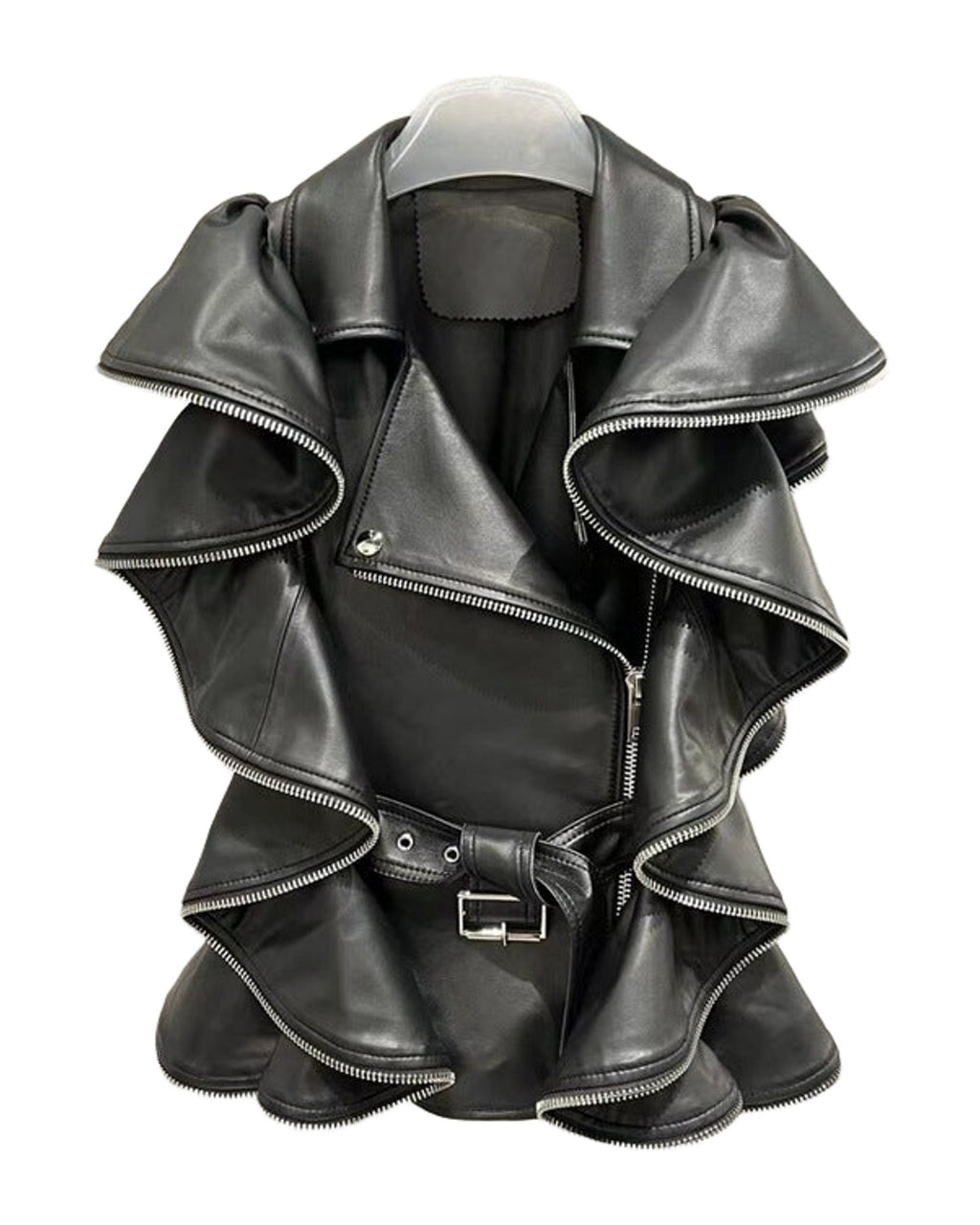 Sheepskin Leather Vest Heavy Work Coat photo 2