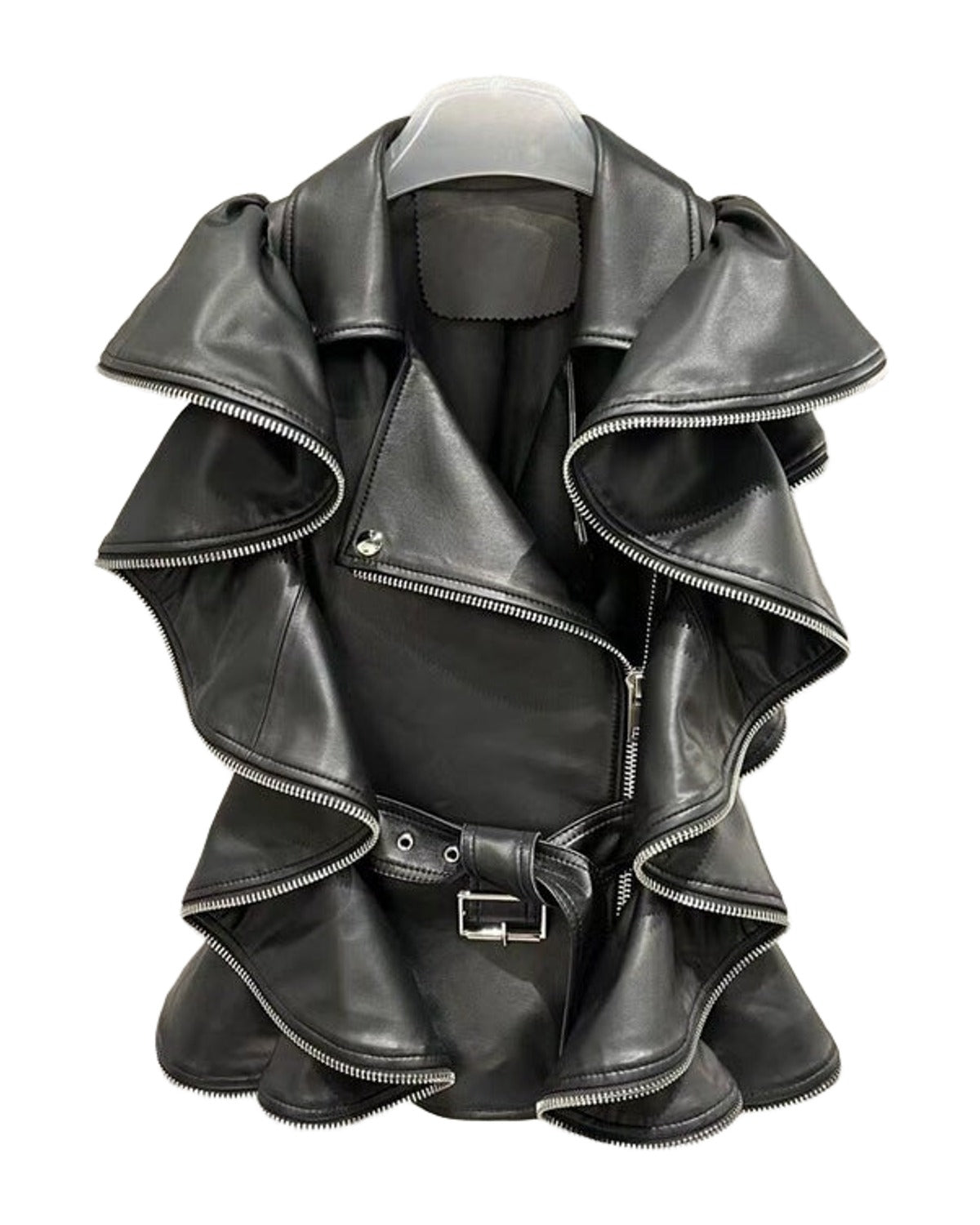 Sheepskin Leather Vest Heavy Work Coat photo 2