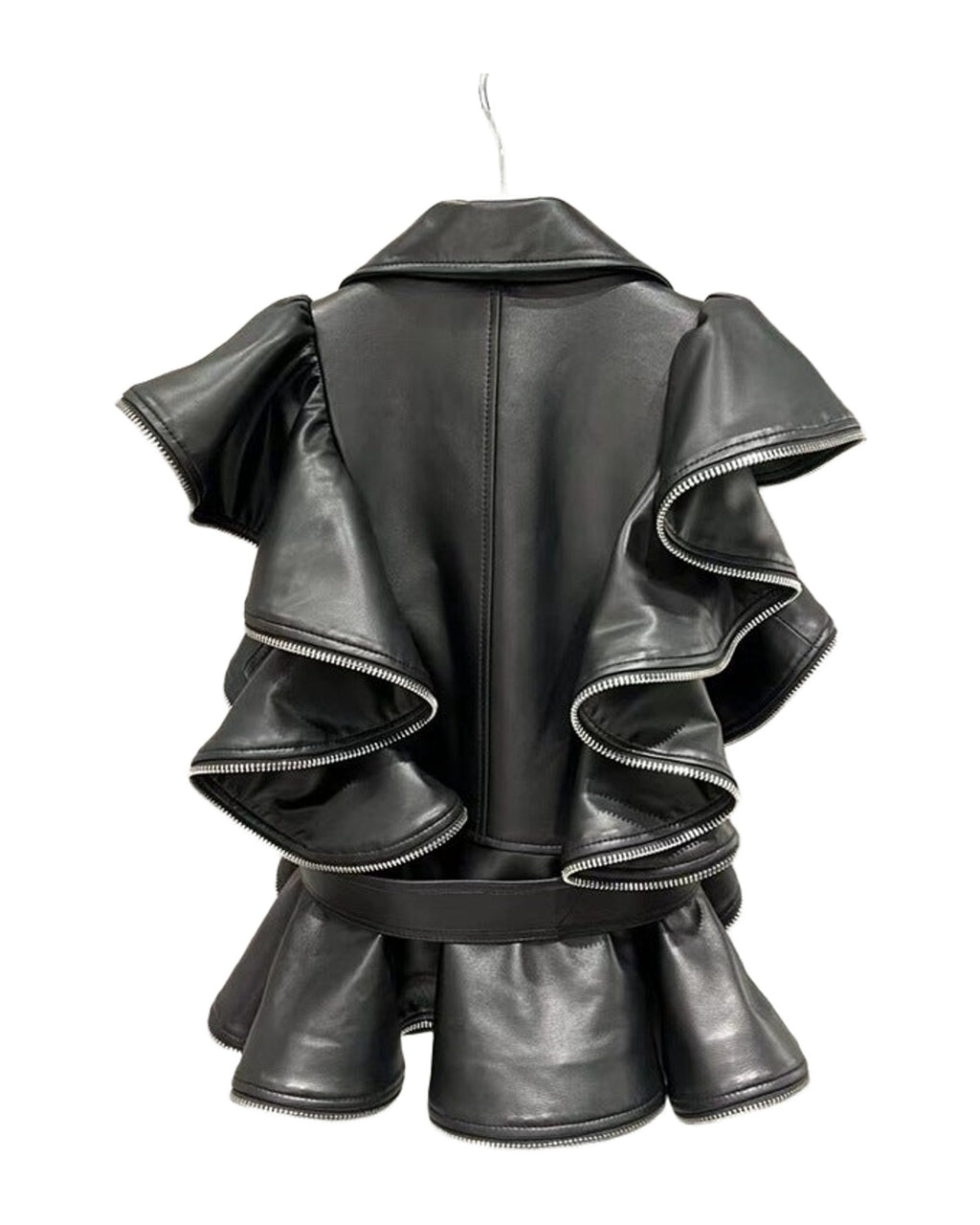 Sheepskin Leather Vest Heavy Work Coat photo 7
