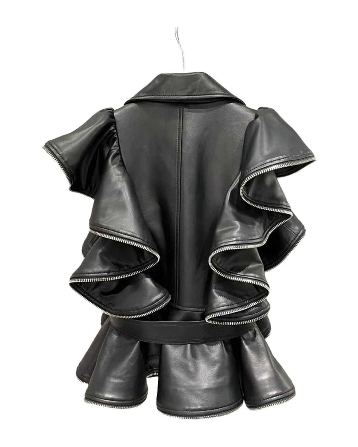 Sheepskin Leather Vest Heavy Work Coat photo 7