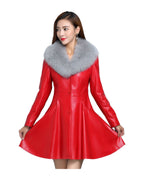 Faux Fox Fur Collar Coat photo 3