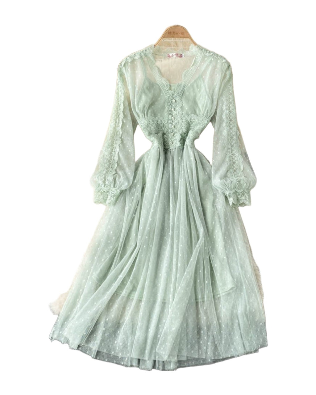 Mesh Midi Dress photo 4