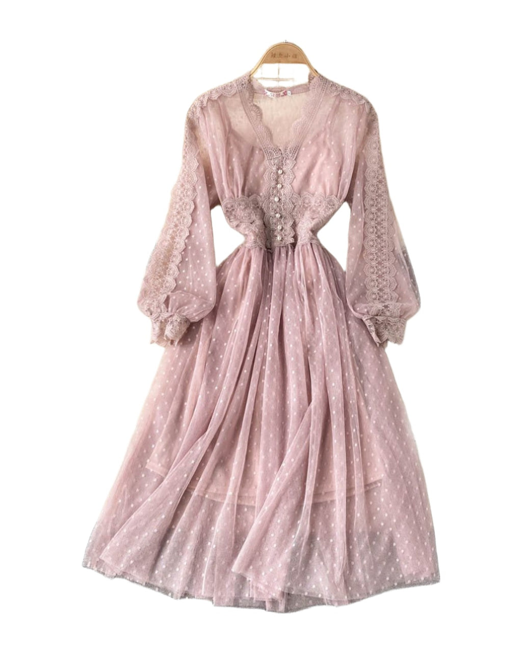 Mesh Midi Dress photo 6