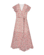 V-neck Slimming Midi Dress photo 5