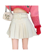 Corduroy Half Autumn A-line Skirt Pleated photo 3
