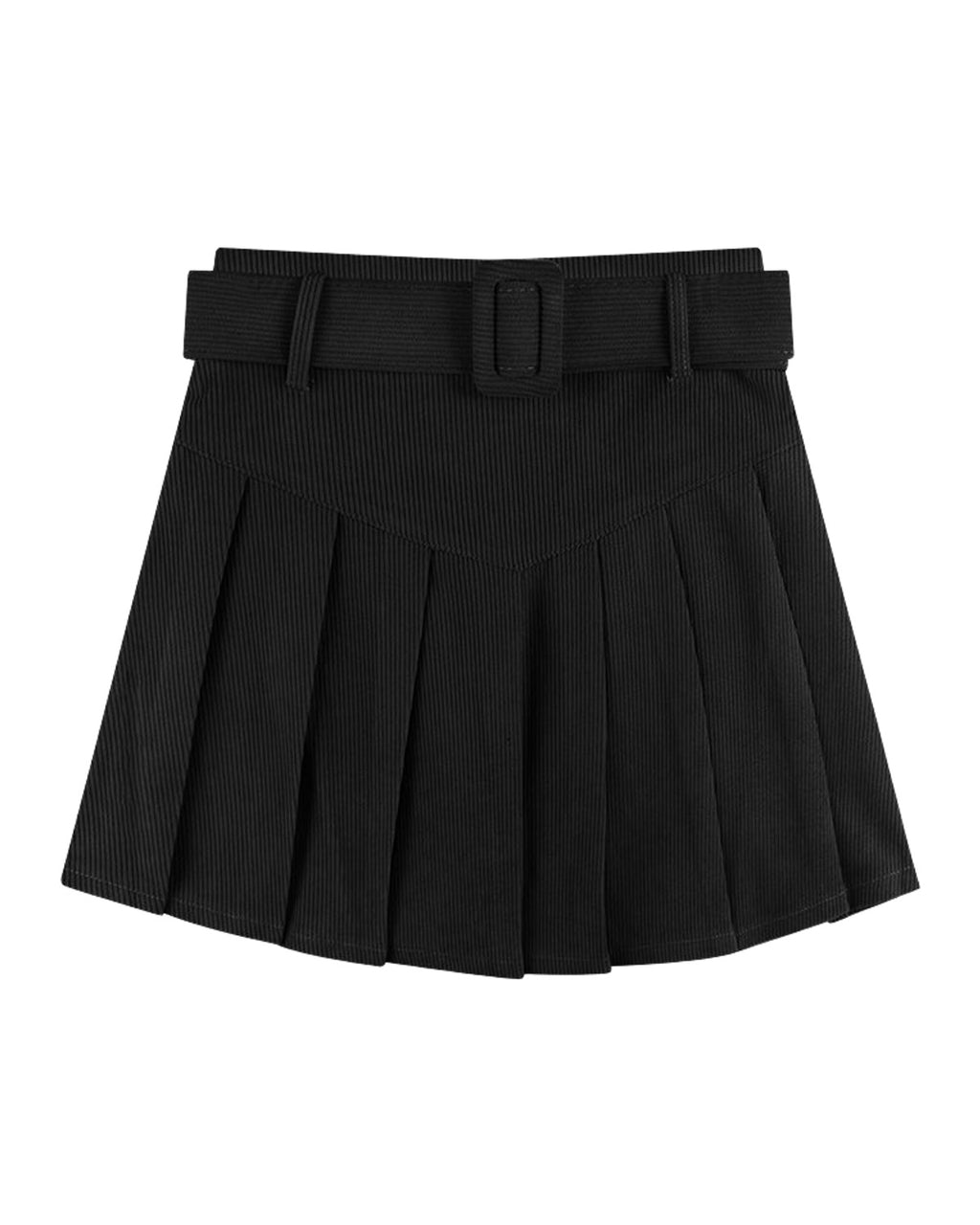 Corduroy Half Autumn A-line Skirt Pleated photo 4