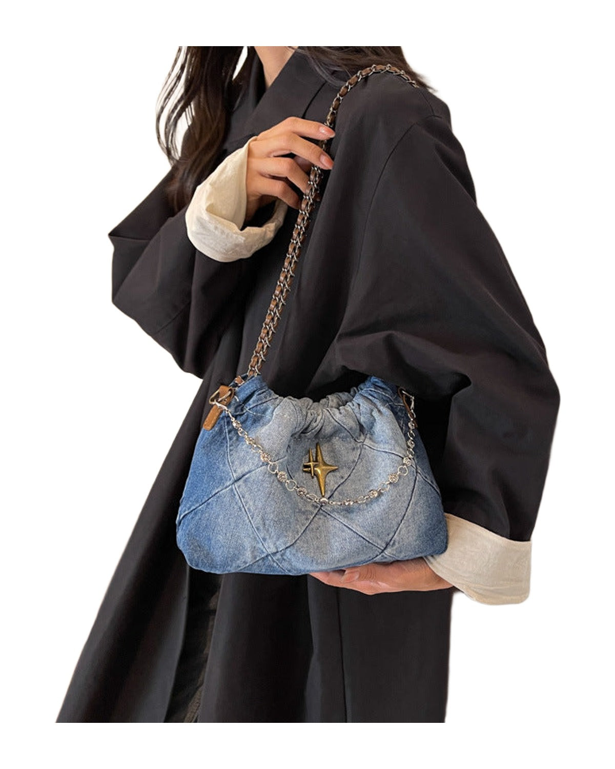 Denim Blue Chain Bag photo 1