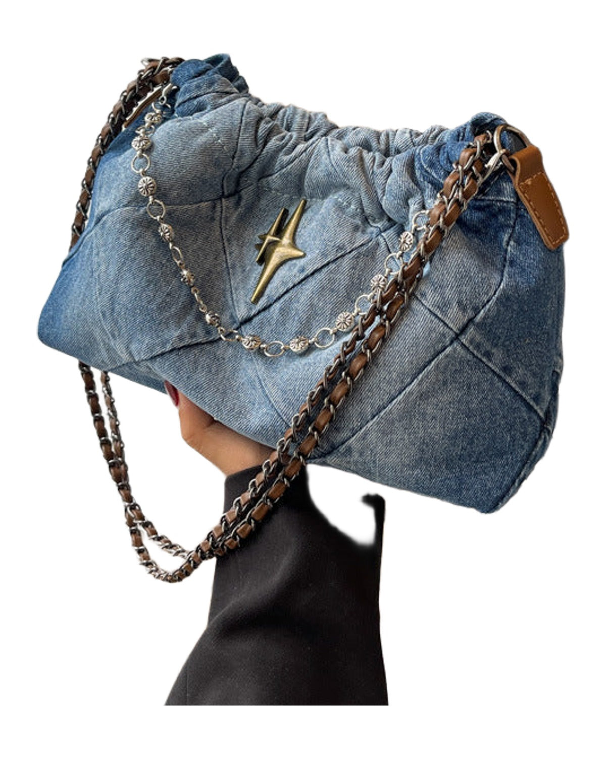 Denim Blue Chain Bag photo 2