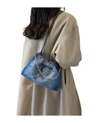 Denim Blue Chain Bag photo 3