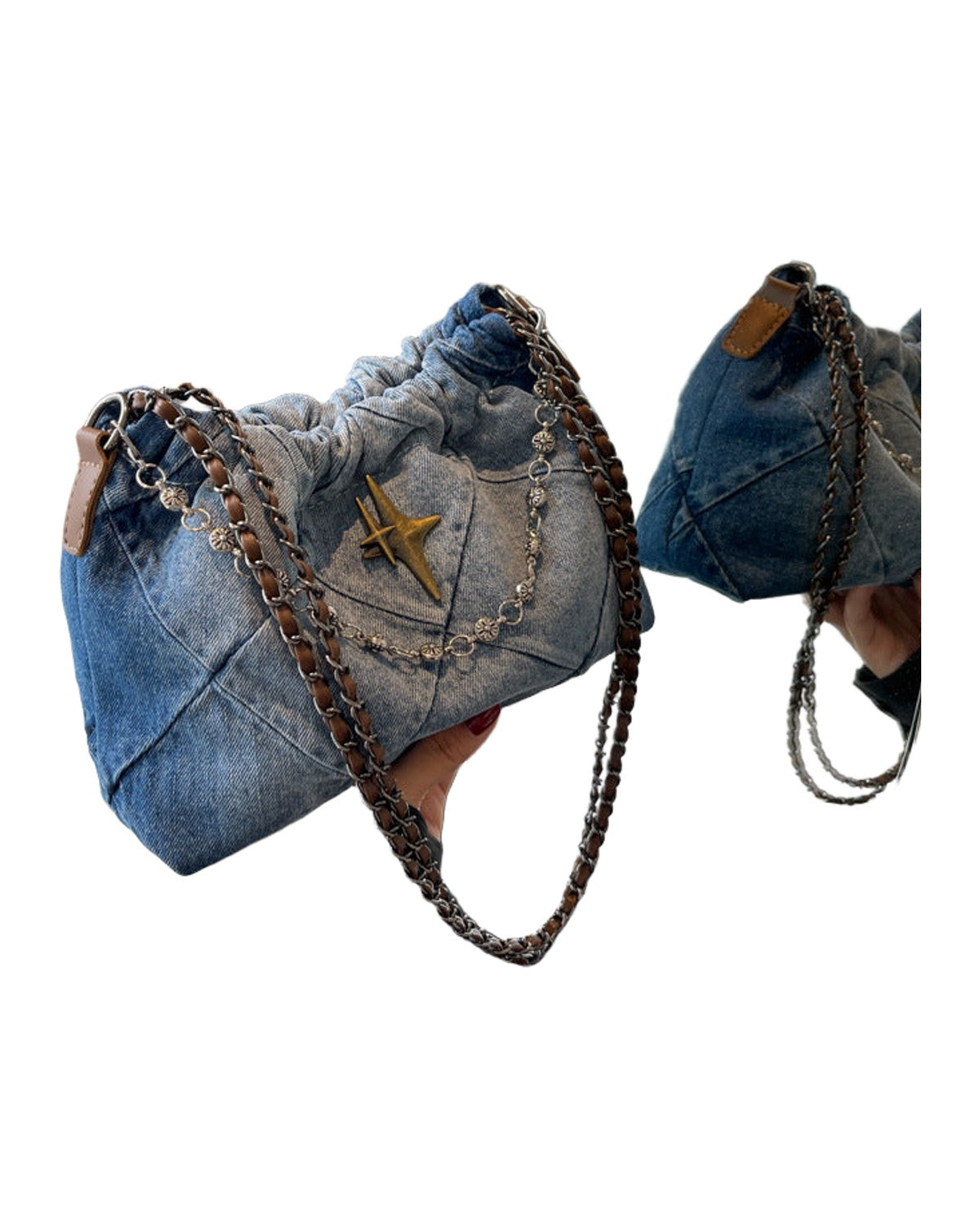 Denim Blue Chain Bag photo 4