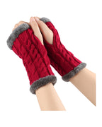 Winter Plush Knitted Gloves photo 10