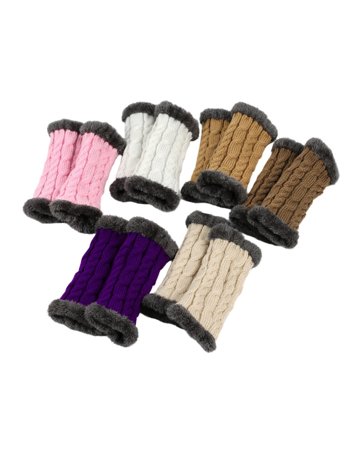 Winter Plush Knitted Gloves photo 16