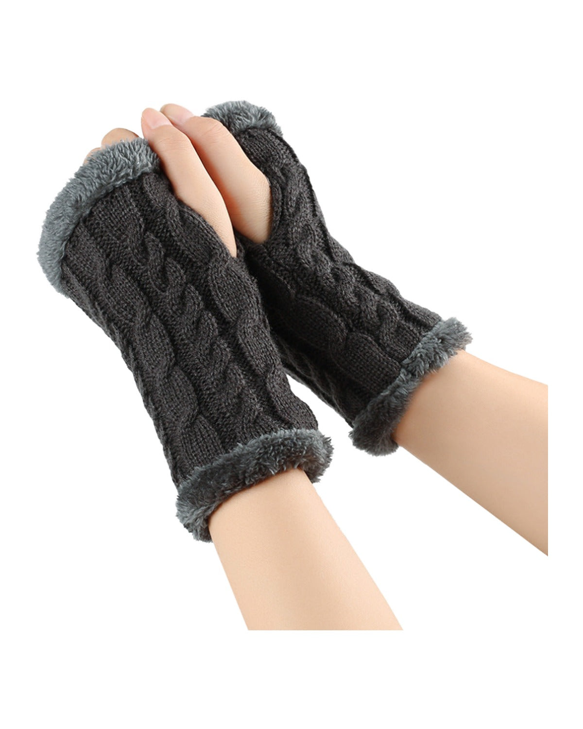 Winter Plush Knitted Gloves photo 17