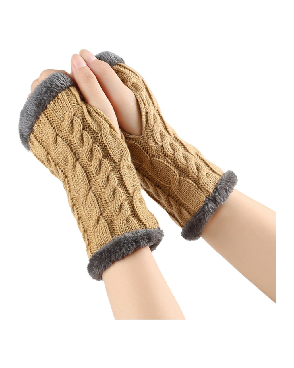 Winter Plush Knitted Gloves photo 18