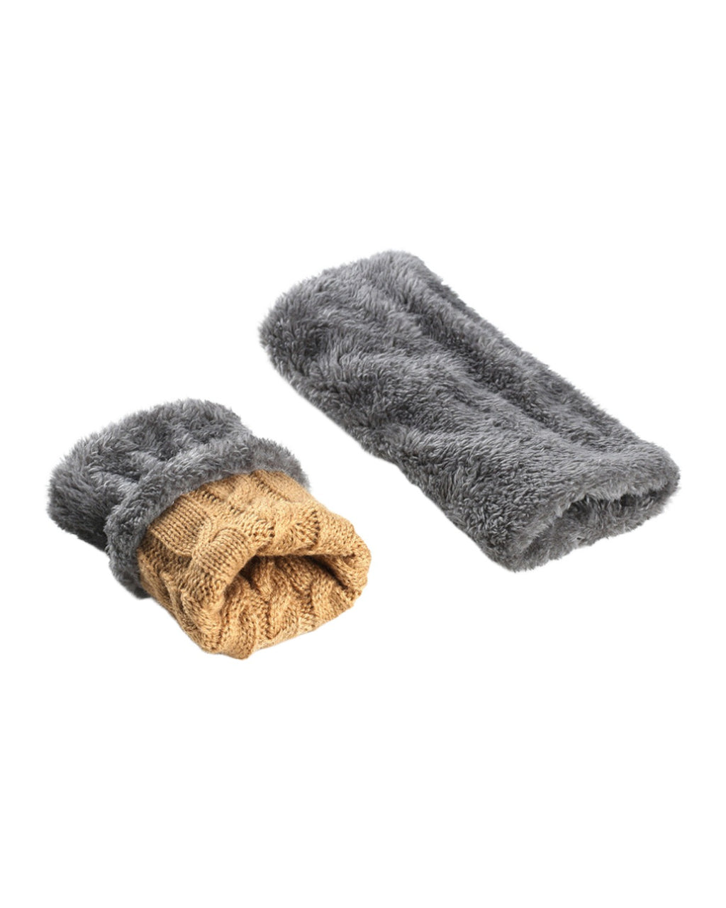 Winter Plush Knitted Gloves photo 19