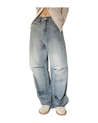 Street Washed Vintage Loose Jeans photo 4