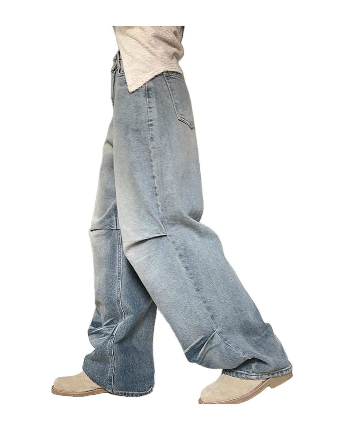 Street Washed Vintage Loose Jeans photo 8