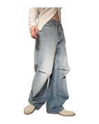 Street Washed Vintage Loose Jeans photo 9