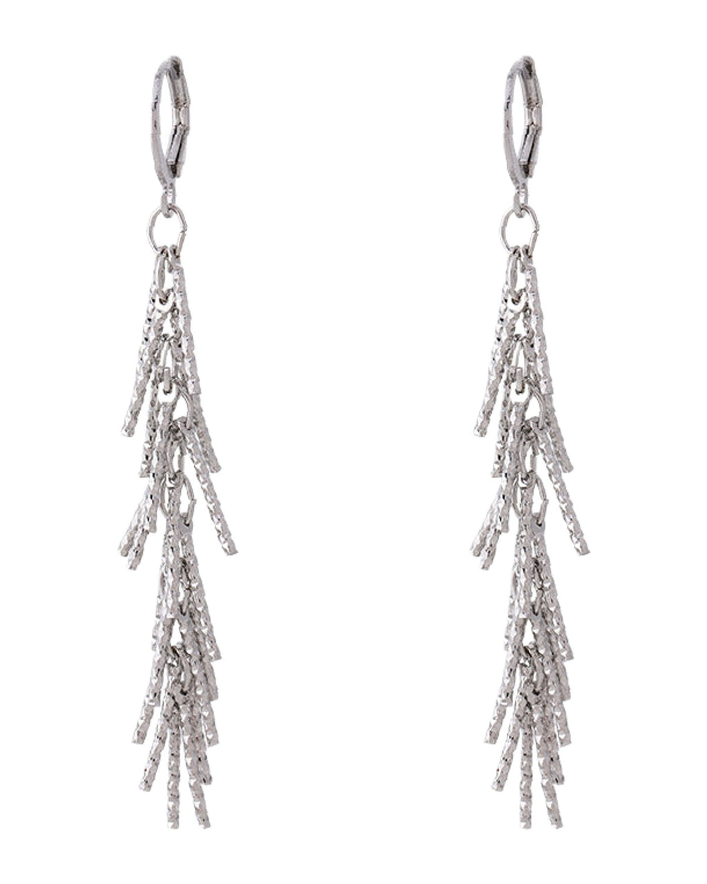 All-matching Silver Tassel Earrings photo 2