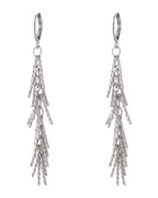 All-matching Silver Tassel Earrings photo 2