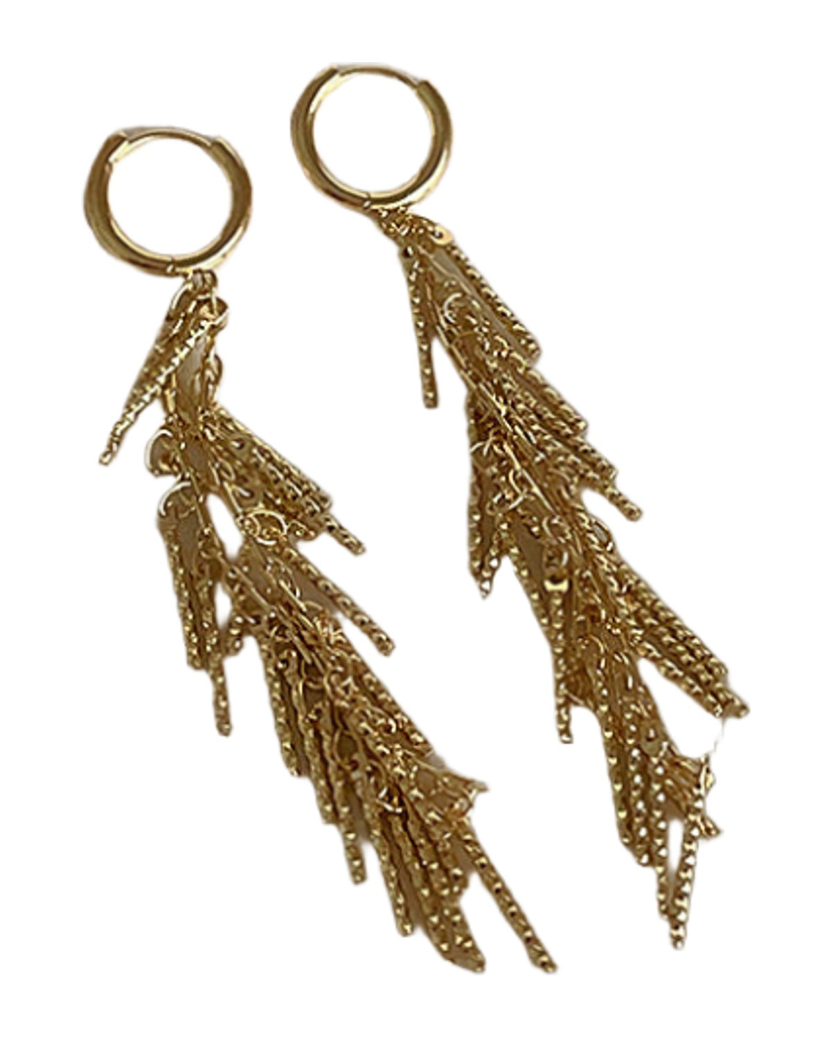 All-matching Silver Tassel Earrings photo 5