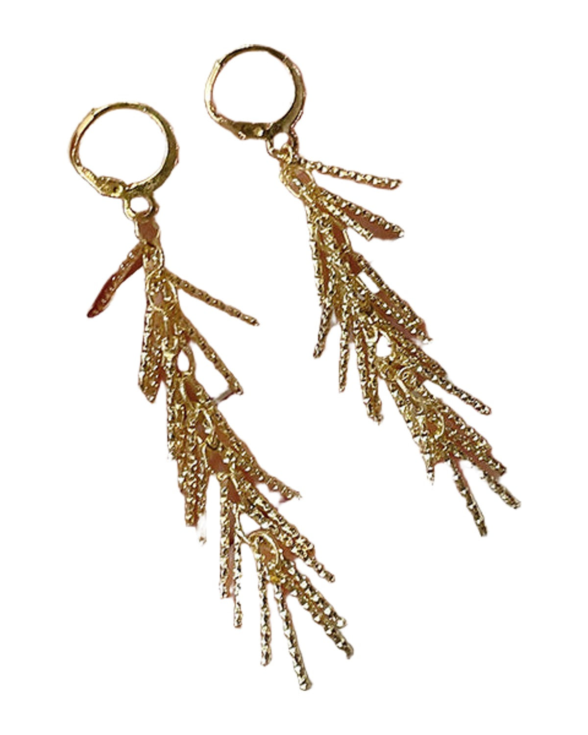 All-matching Silver Tassel Earrings photo 6