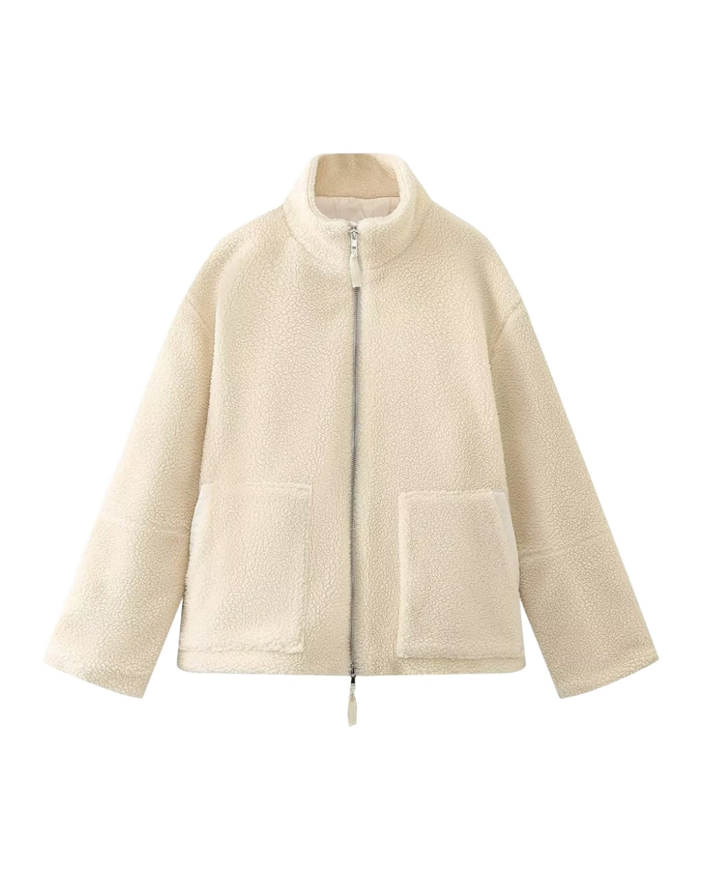 Lamb Wool Turtleneck Woolen Coat photo 13