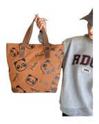 Cute Panda Canvas Bag Cartoon Casual Shoulder photo 12