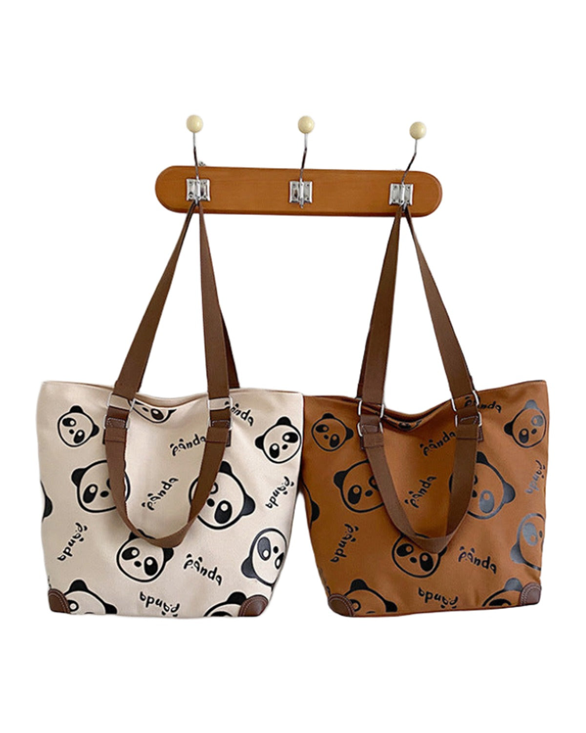 Cute Panda Canvas Bag Cartoon Casual Shoulder photo 14