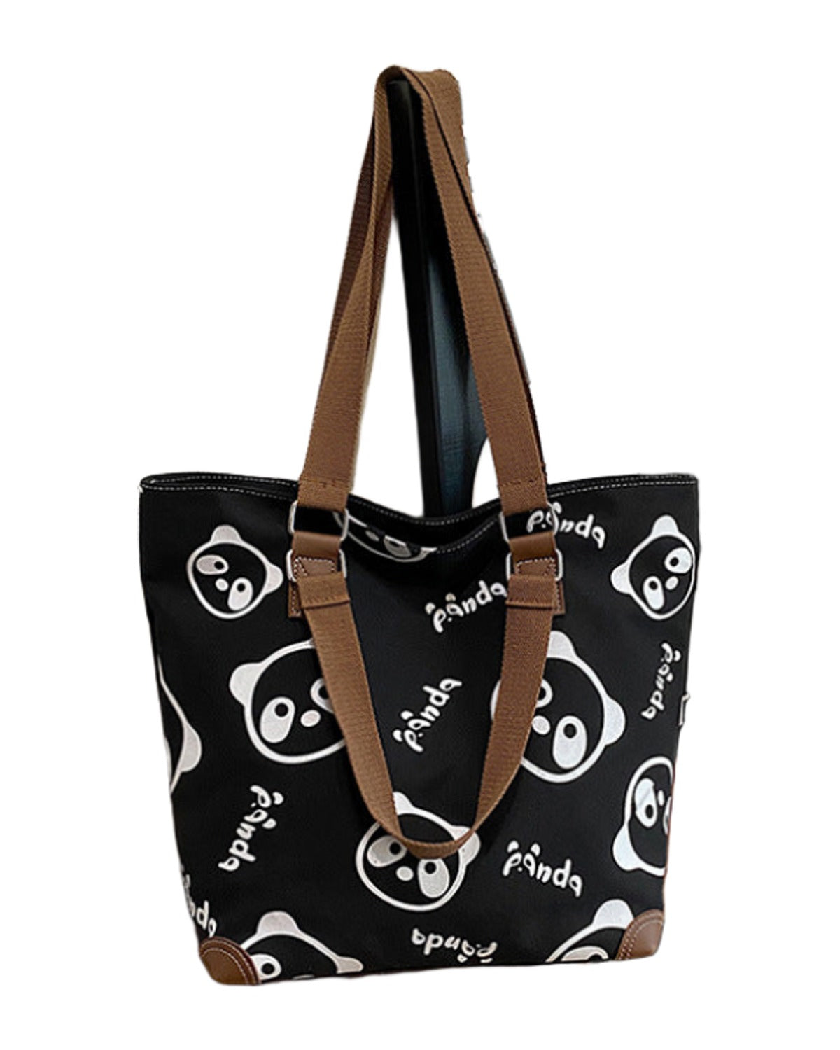Cute Panda Canvas Bag Cartoon Casual Shoulder photo 23