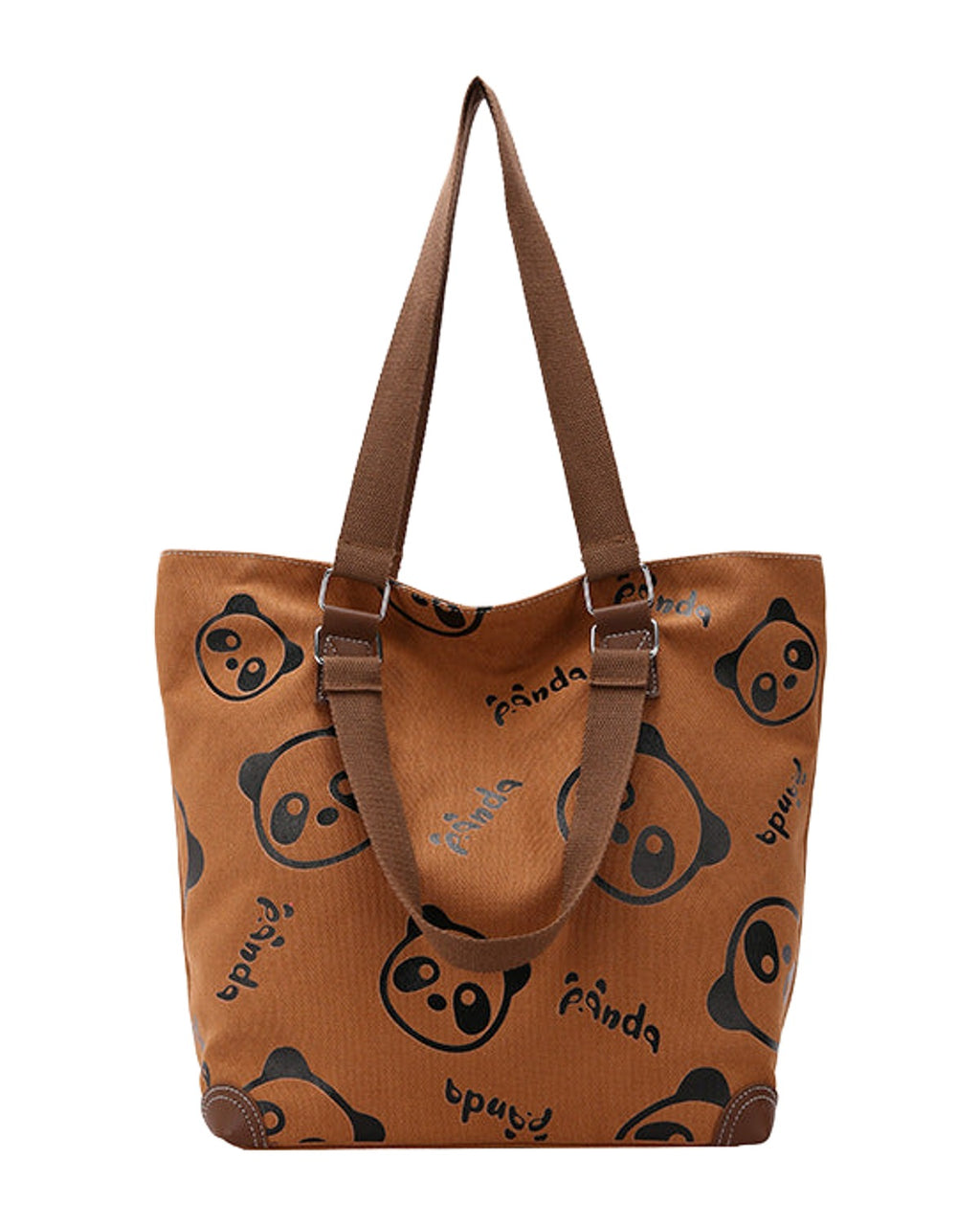 Cute Panda Canvas Bag Cartoon Casual Shoulder photo 6