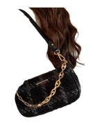 One-shoulder Crossbody Smoky Plaid Underarm Bag photo 1