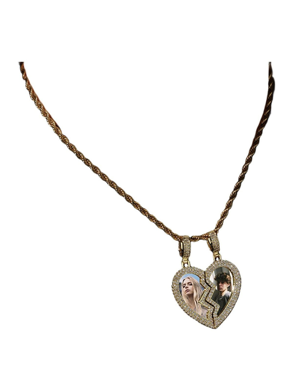 Heart-shaped Multi-part Necklace