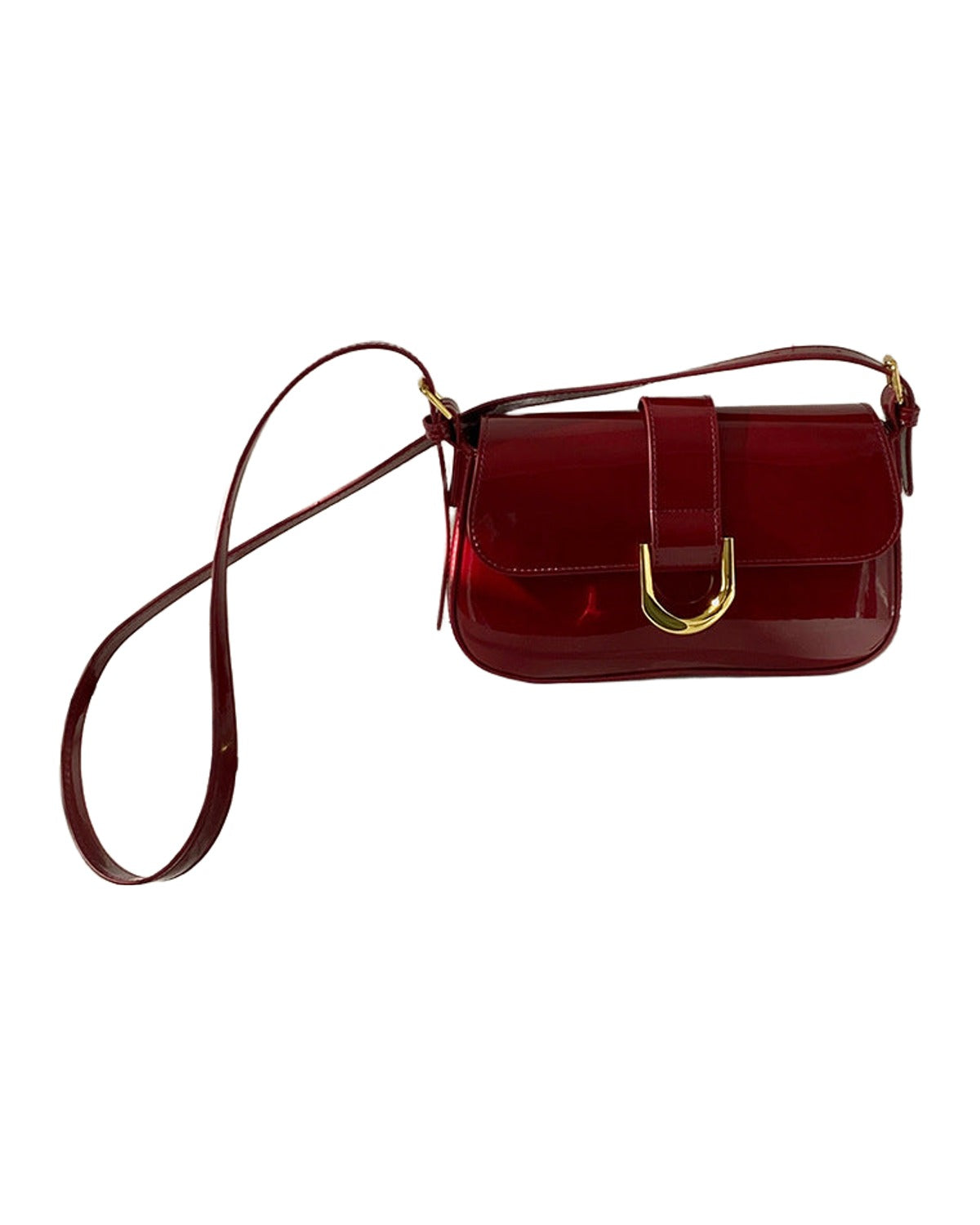 Patent Leather Shiny Bag Retro photo 9