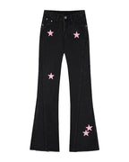 Black Retro Wide Leg Jeans photo 2