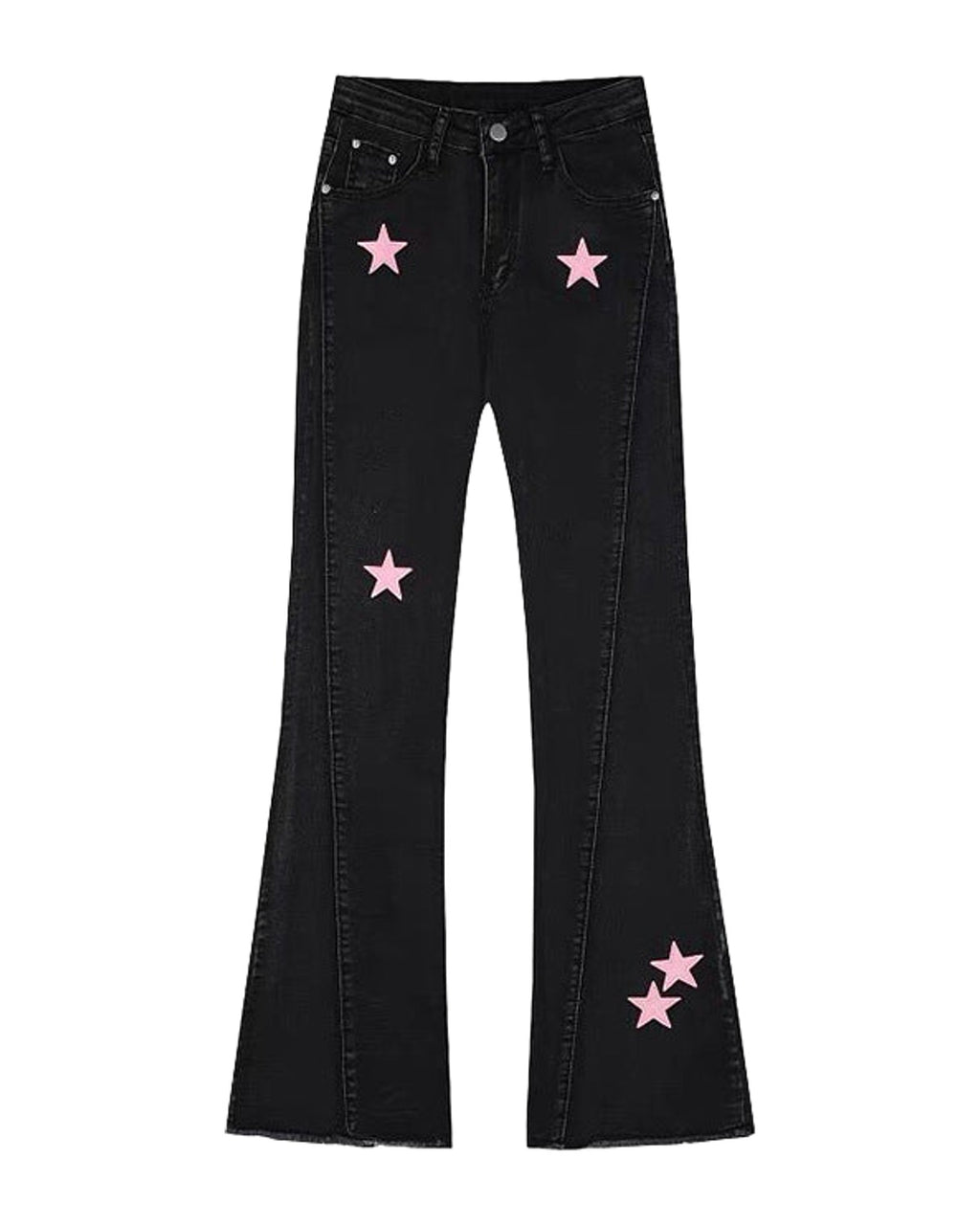 Black Retro Wide Leg Jeans photo 6
