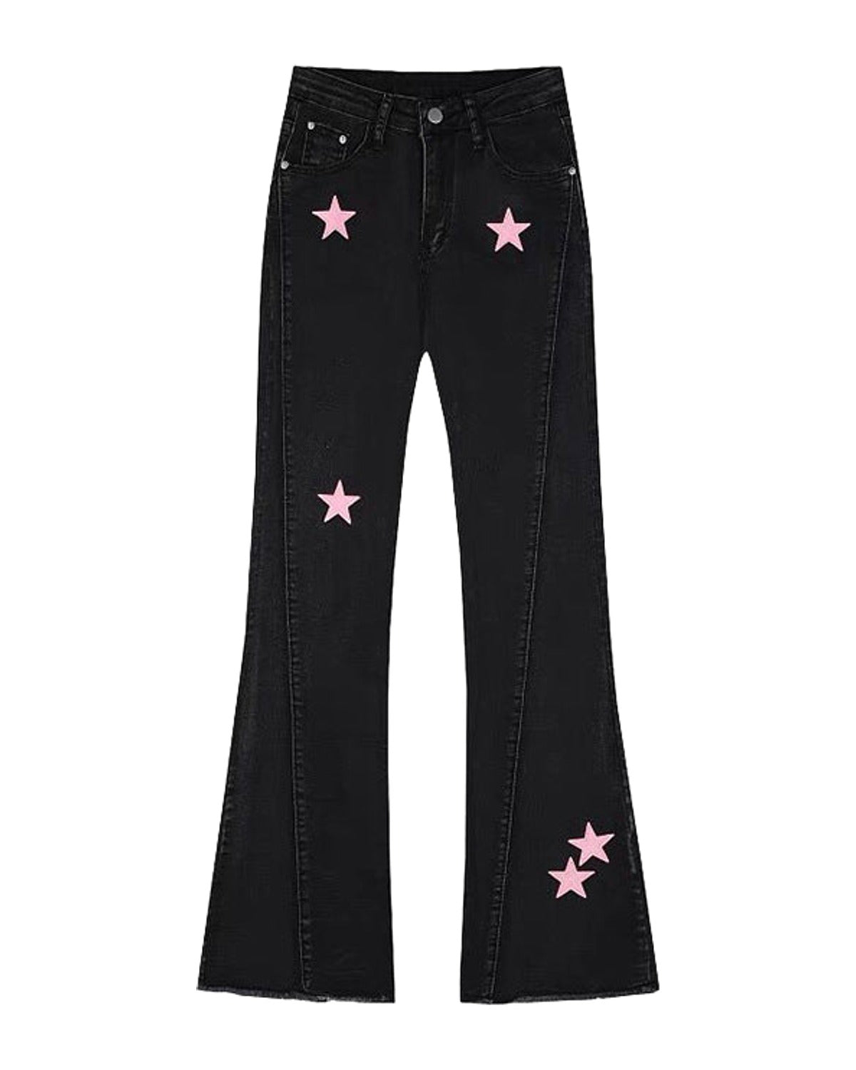 Black Retro Wide Leg Jeans photo 6