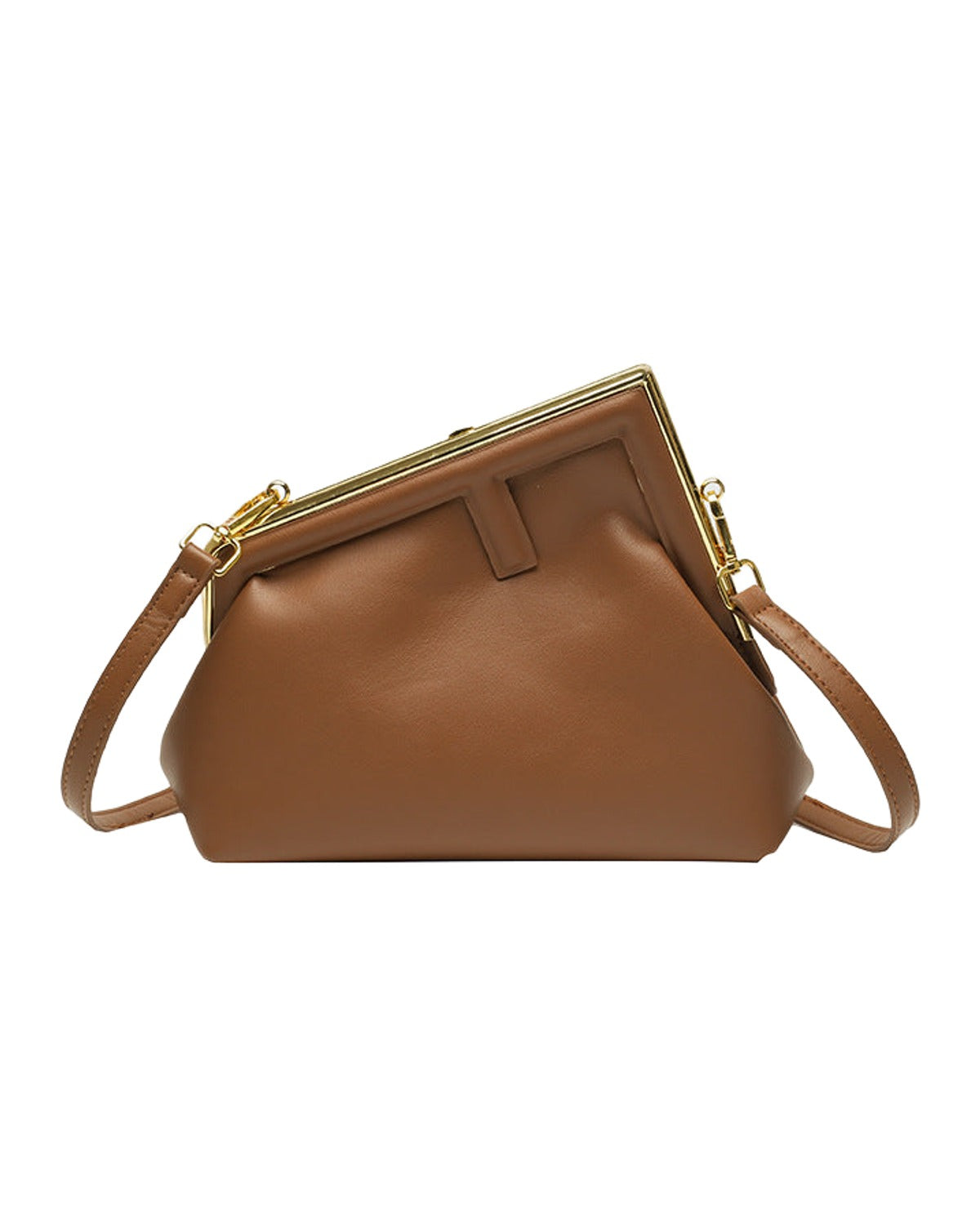 All-match Messenger Bag Irregular Textured One-shoulder photo 1