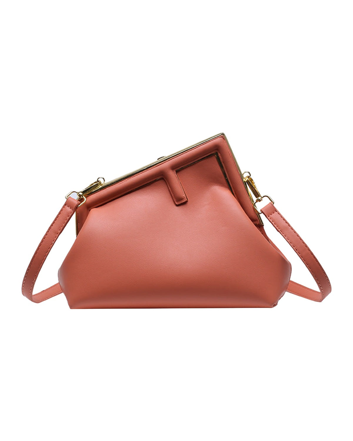 All-match Messenger Bag Irregular Textured One-shoulder photo 12