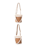 Autumn Winter Plush Pu Leather Bucket Bag photo 1