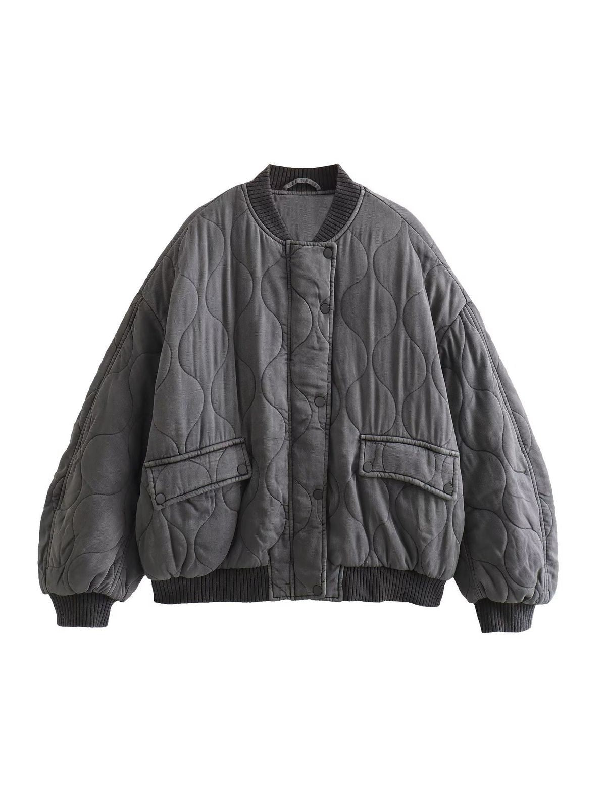 Wadded Jacket Loose