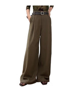 White High-waist Trousers Loose Casual Pants photo 2