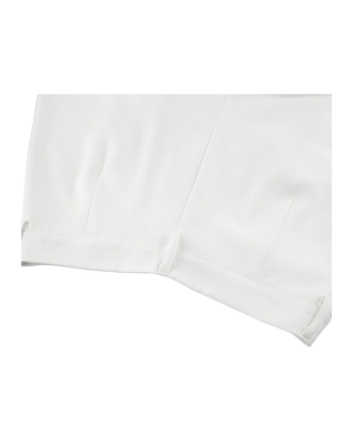 White High-waist Trousers Loose Casual Pants photo 8