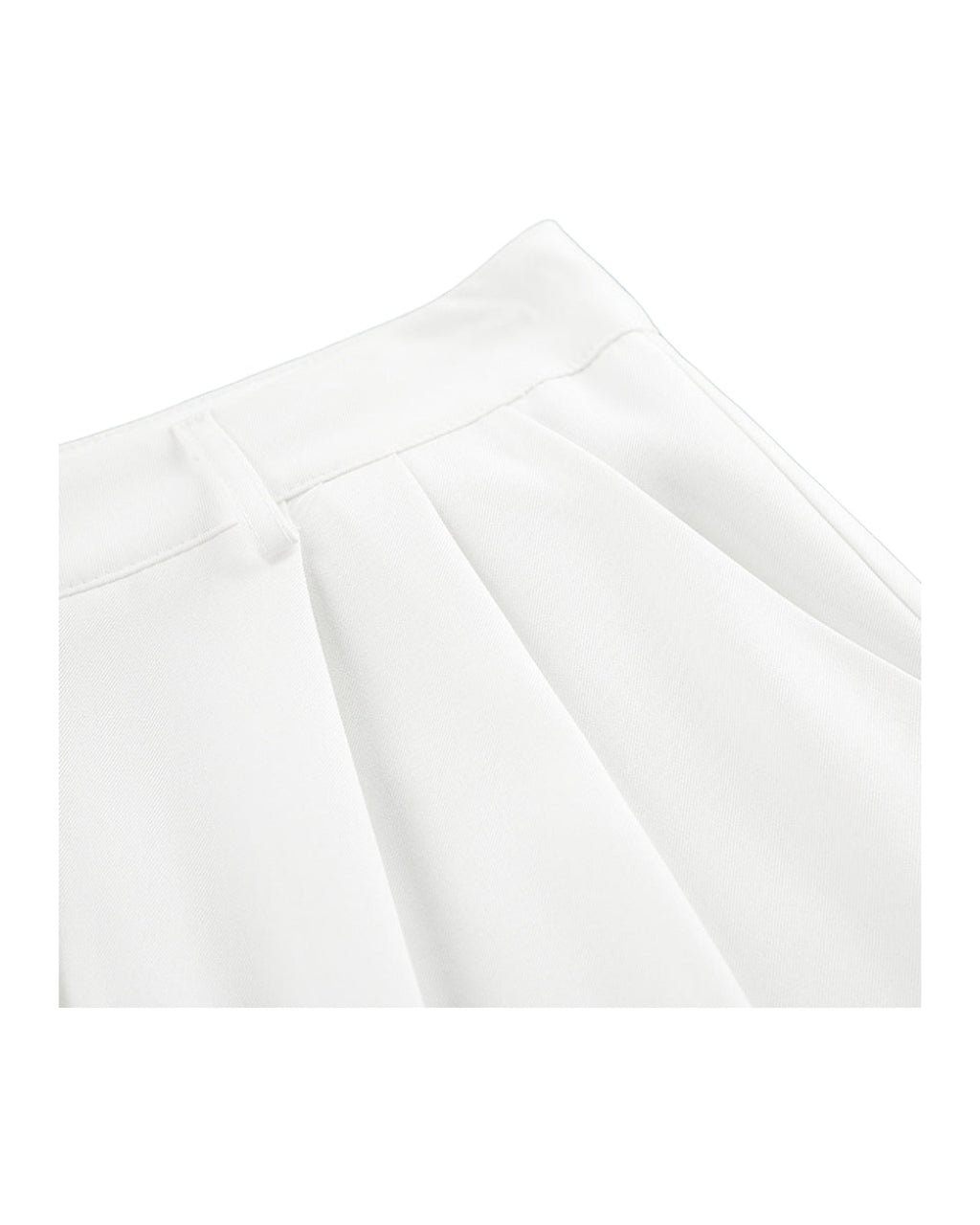 White High-waist Trousers Loose Casual Pants photo 9